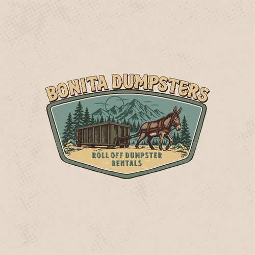 Vintage Logo for Bonita Dumpsters