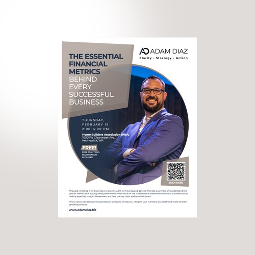 Adam Diaz Event Flyer