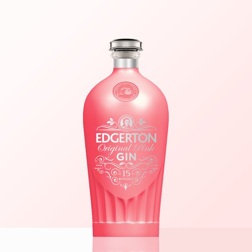 Edgerton Gin Bottle Label design