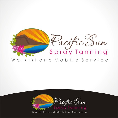 Create the next logo for Pacific Sun Spray Tanning 