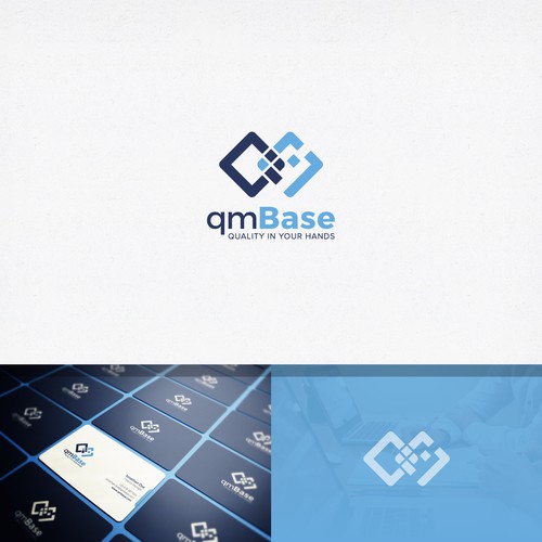 Logo for a SaaS Company revolutionizing the way SMBs manage their quality 
