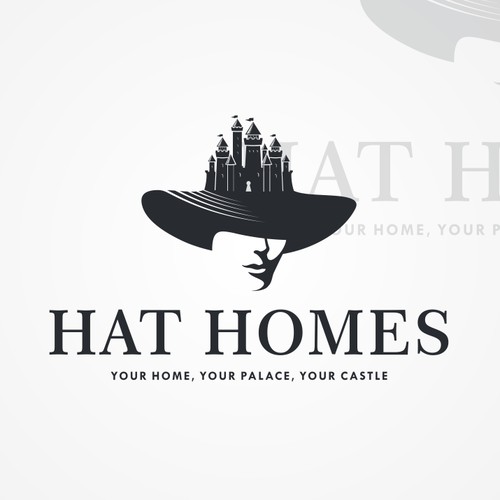 Logo proposal for Hat Homes.
