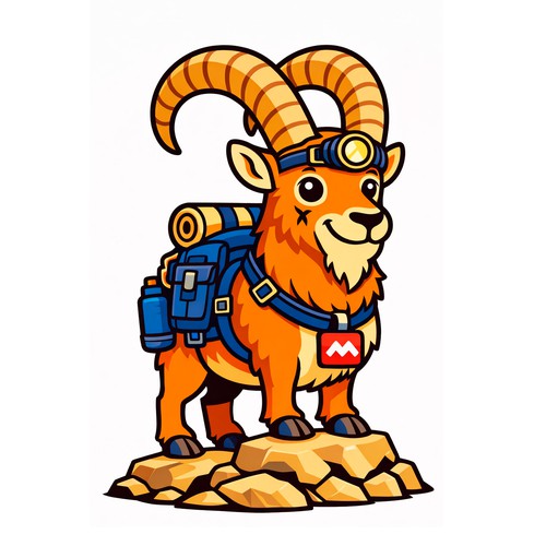 Alpine Ibex Mascot