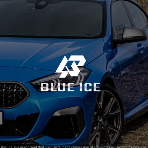 Monogram Logo Concept for Blue Ice