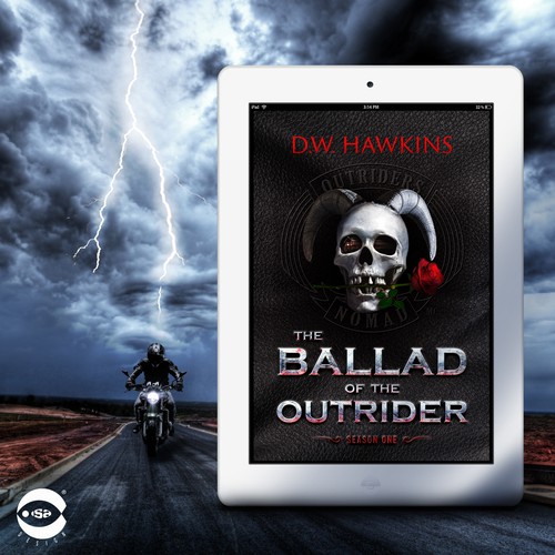eBook Cover for "The Ballad of the Outrider" by D.W. Hawkins