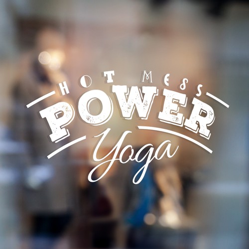 Yoga fitness logo design