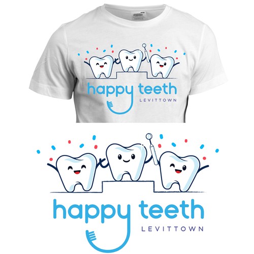 T-Shirt Design for Happy Teeth Pediatric Dentistry