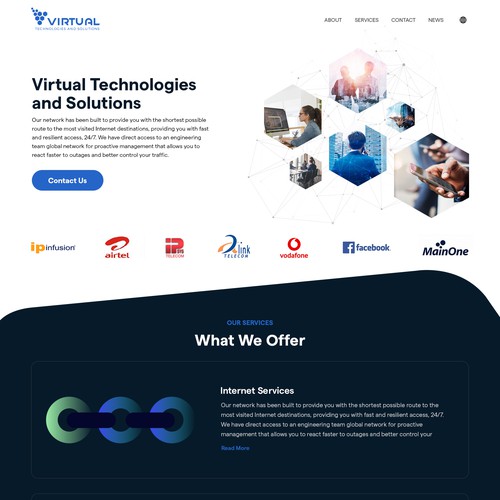 Website Design for an ISP