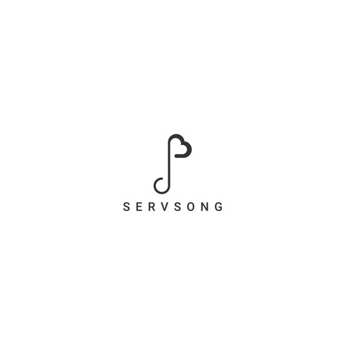 Logo concept for wedding song writer