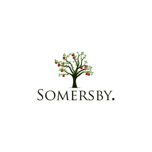 CARLSBERG SOMERSBY ELEGANT DAN PLAYFUL LOGO