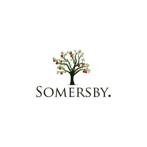 CARLSBERG SOMERSBY ELEGANT DAN PLAYFUL LOGO