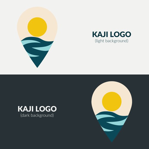Logo concept for travel app