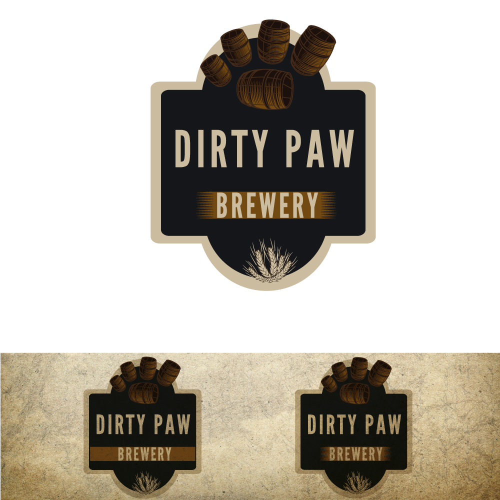 logo for Dirty Paw Brewery