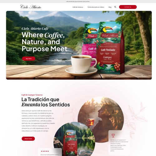 Coffee Website Design