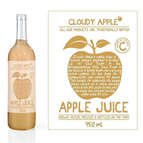 Apple Juice Label