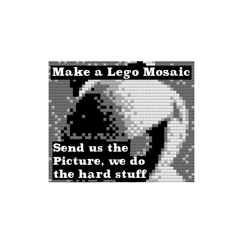 Concept for Lego Mosaic Advertisement