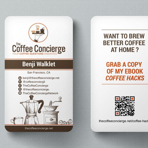 Unique card for Coffee Concierge