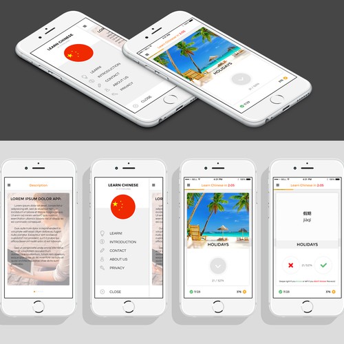 App Design for Language Learning App