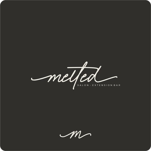 Quite luxury logo for hair salon and extension bar based on Tennessee, USA