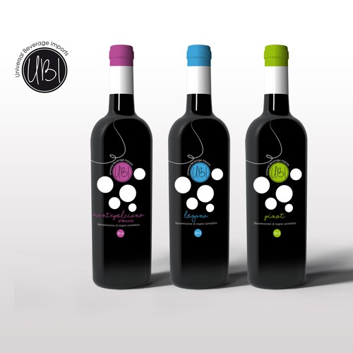 wine label design