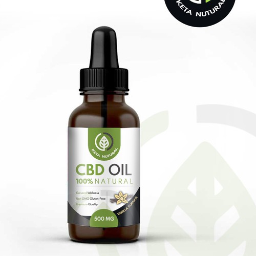 cbd oil label design