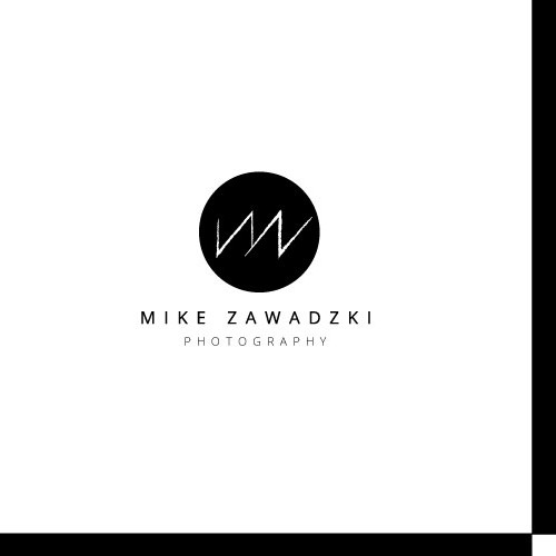 A Modern Dramatic Logo for Mike Zawadzki Photography