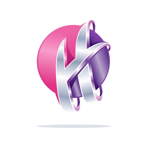 3D Letter H Logo