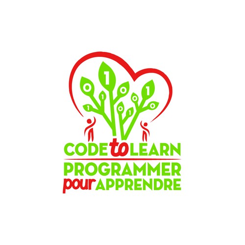 Logo design for a coding school