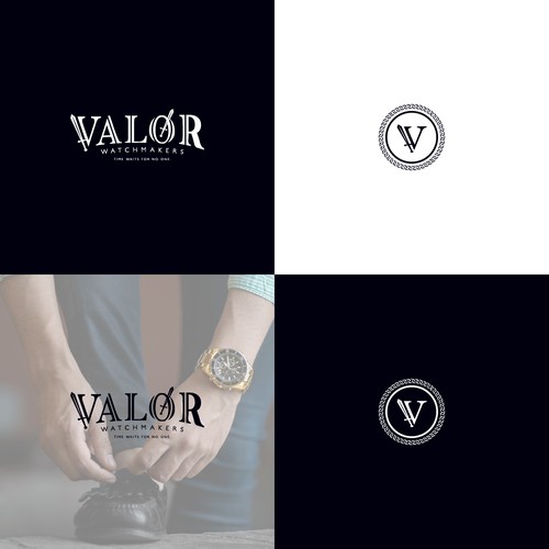 Luxury Logo for a Masculine Watch Company