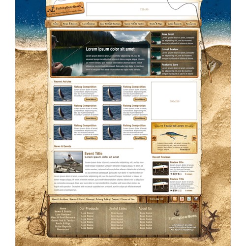 Fun & Interesting Fishing Related Website Design Needed