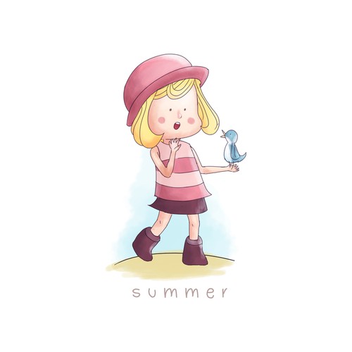 Character design for summer