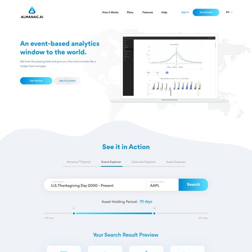 Almanac.Ai - An event-based analytics window to the world