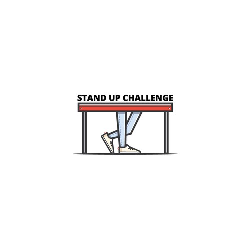 Stand up challenge logo concept