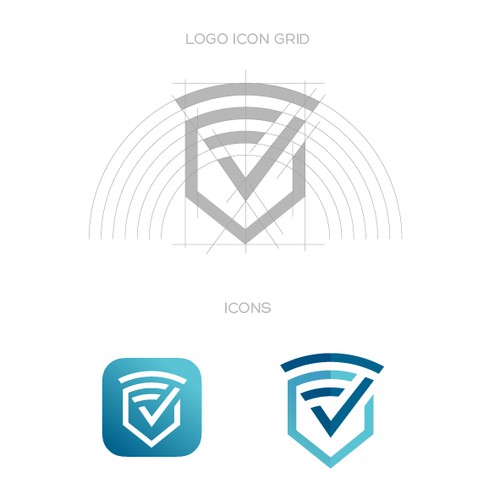 Logo and App Icon for VPN access provider