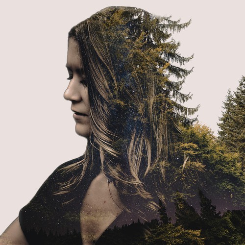 double exposure for personal image