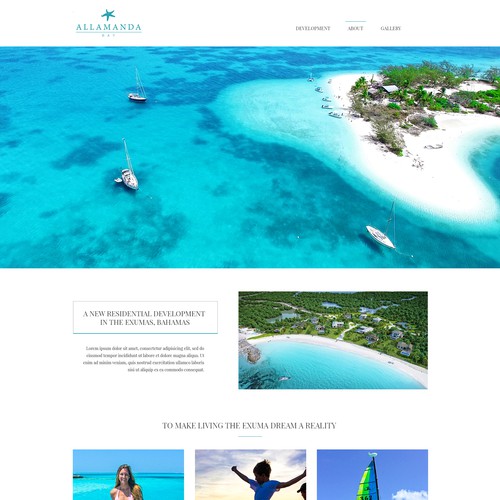 Resort webdesign