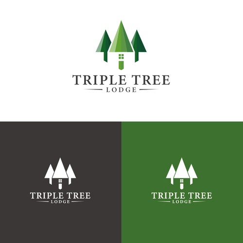 Logo Concept Triple Tree Lodge