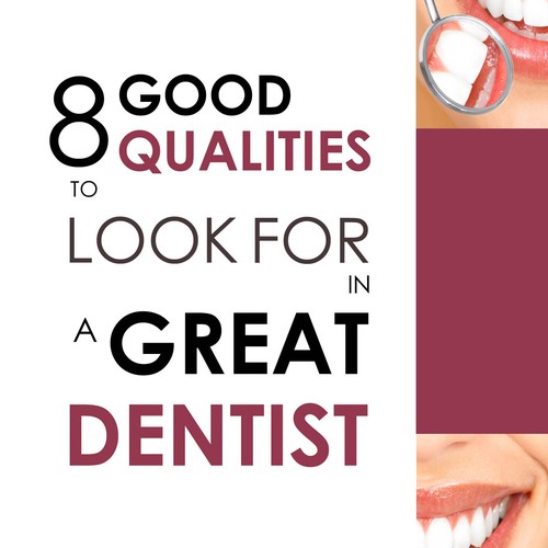 eBook cover for a guide to a great dentist