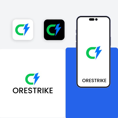 Logo for tech startup company