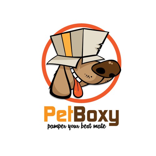 Online Pet Goodies Business PetBoxy Needs A Classy Logo Design.