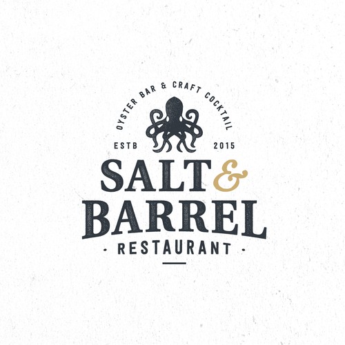 Create a modern urban logo for the classic oyster/speakeasy bar