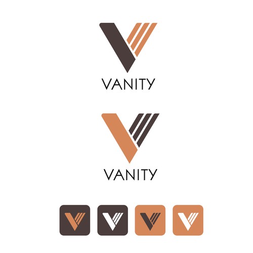 logo concept idea for Vanity nr. 1