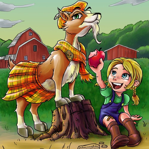 Cover Illustration Angus the Goat