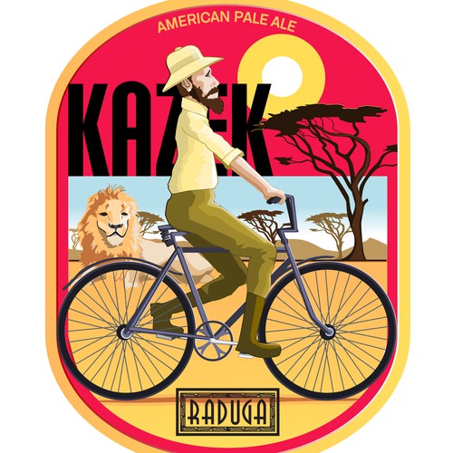 Kazek Pale Ale label contest entry