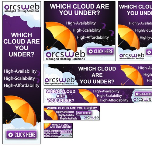 Banner Ads for World's Best Cloud Hosting Product!