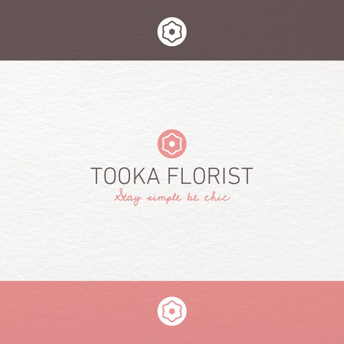 Concepto de logo para floristería