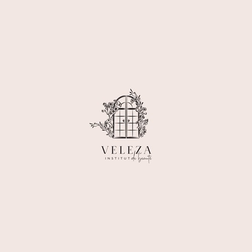 Detailed flower doors for place of beauty - Veleza | Institut de Beauty