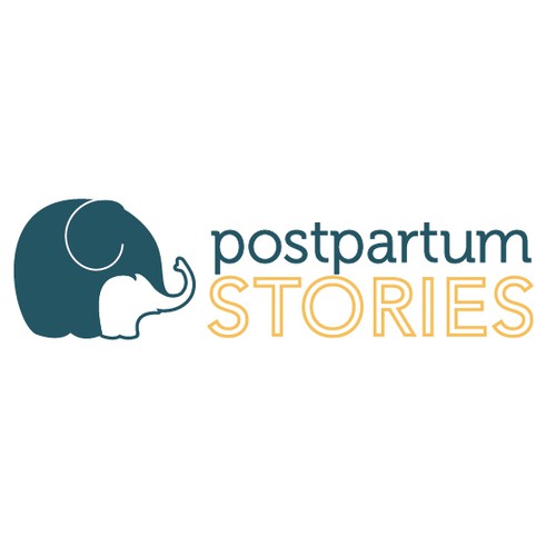 Use of Positive & Negative space for Postpartum Stories
