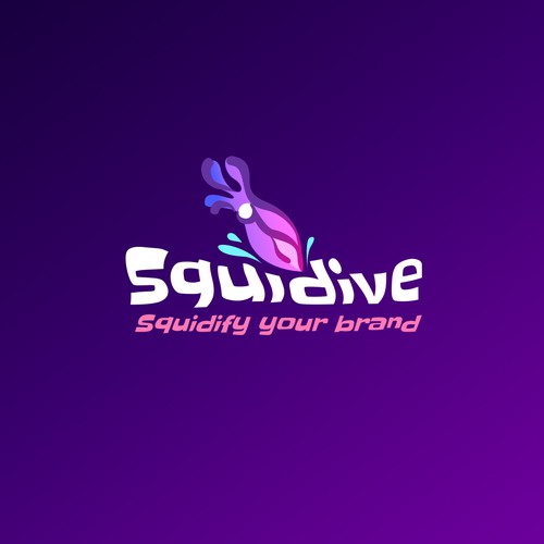 Purple Squid for a Branding Company