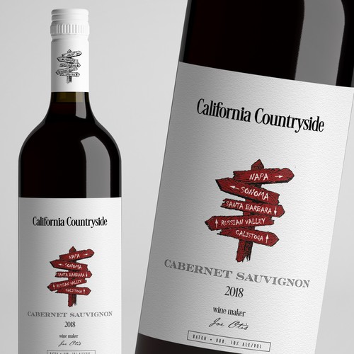 wine label